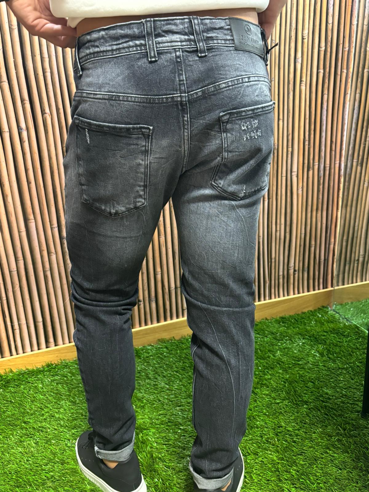 Jeans scuro linea Skinny