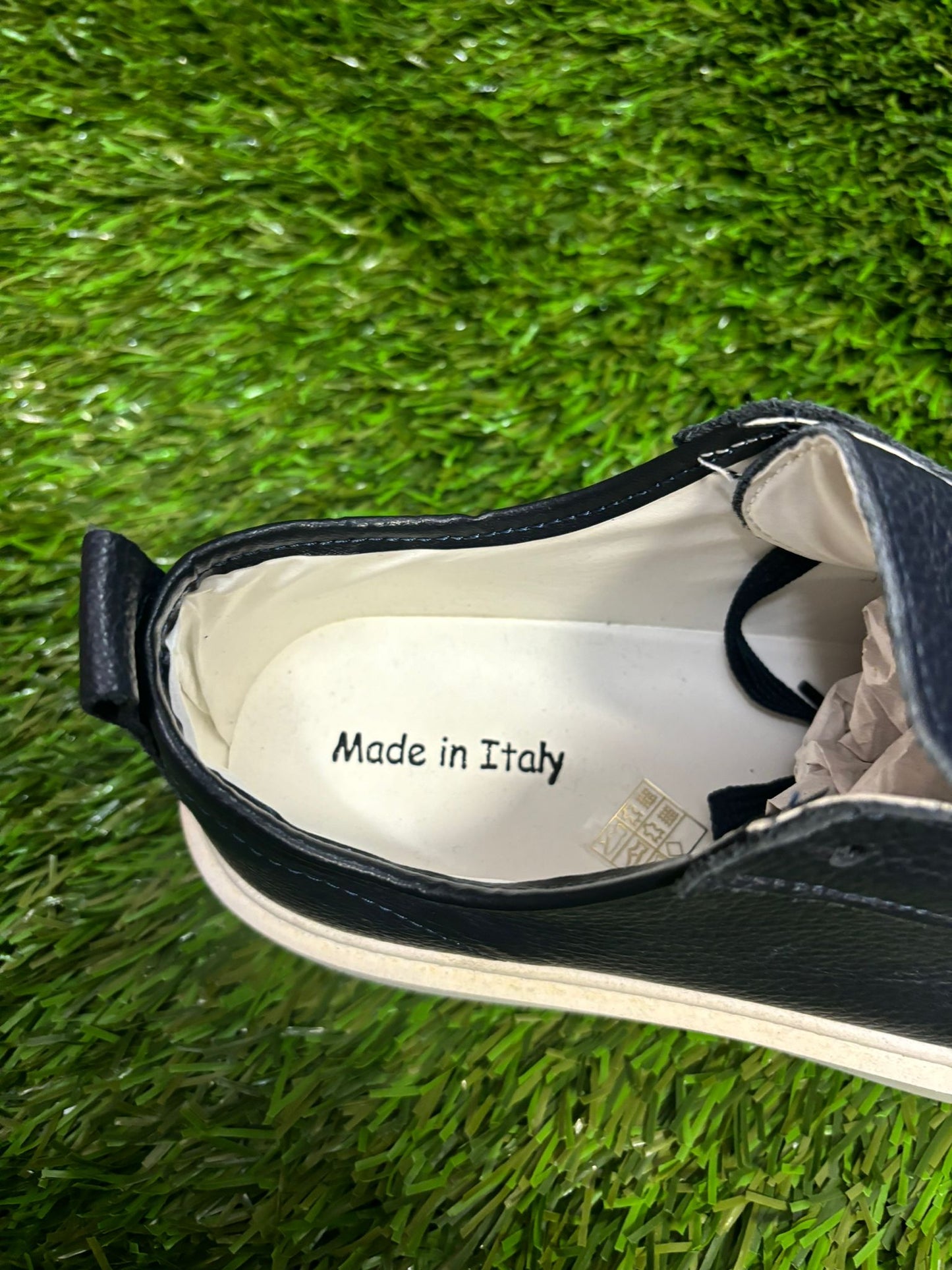 Scarpa ecopelle Blu