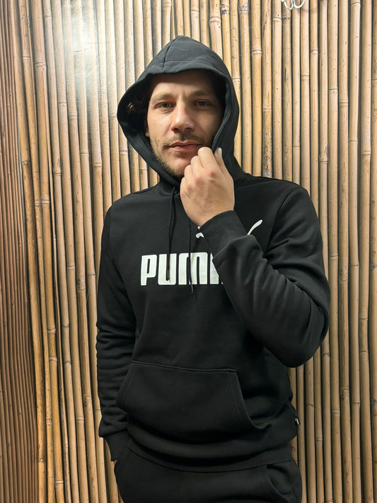 Tuta Puma felpata con logo