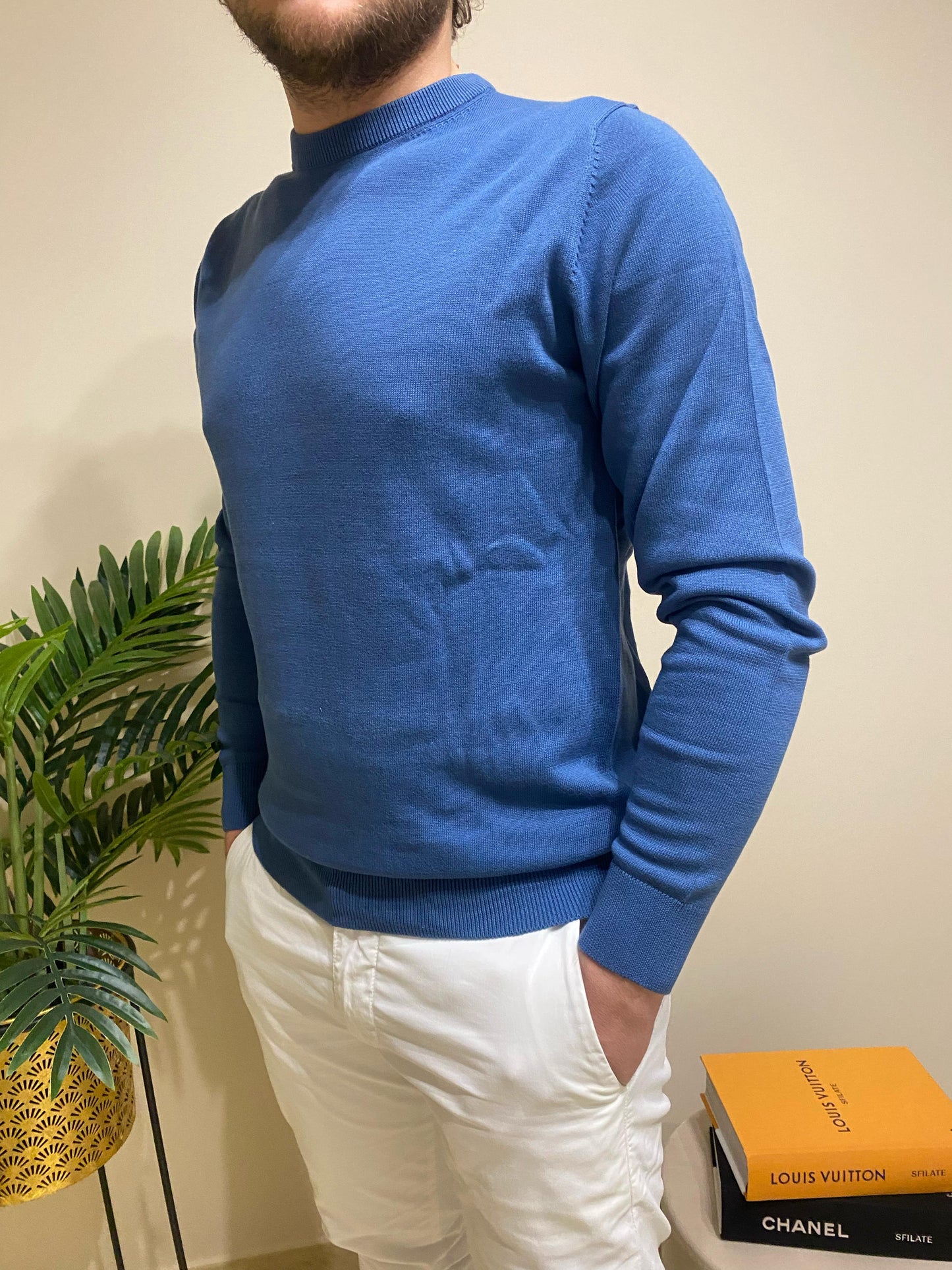 Maglioncino paricollo in cotone