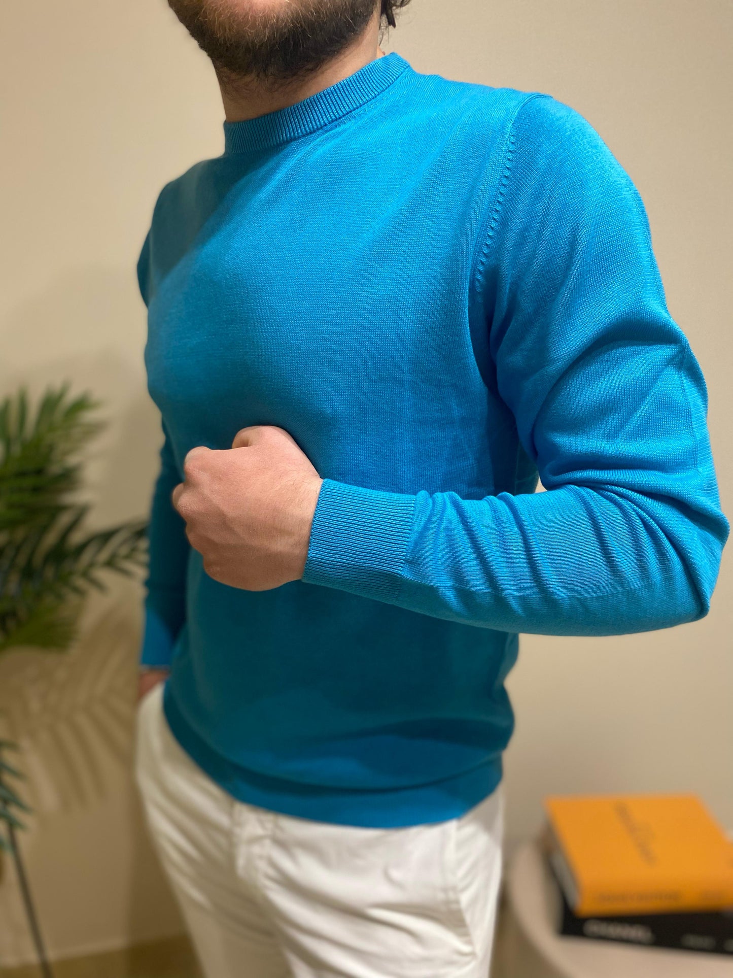 Maglioncino paricollo in cotone