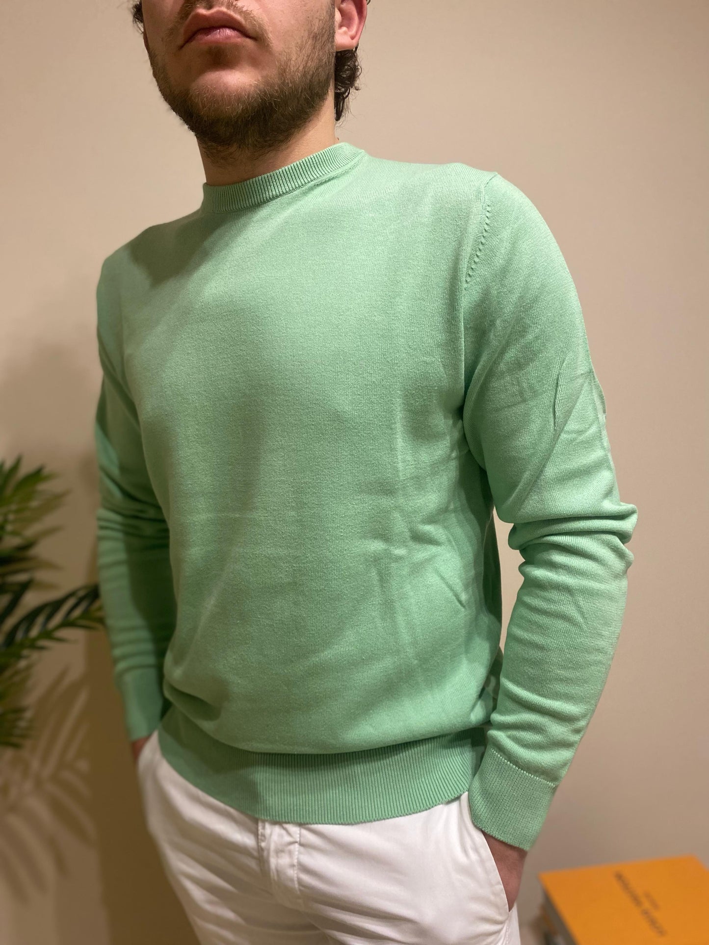 Maglioncino paricollo in cotone