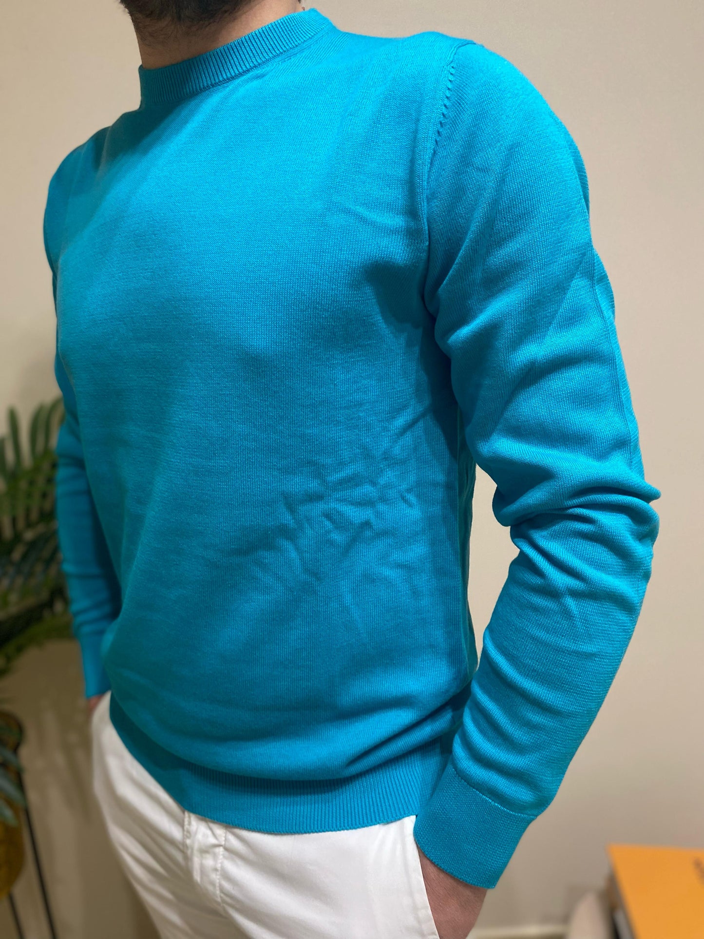 Maglioncino paricollo in cotone