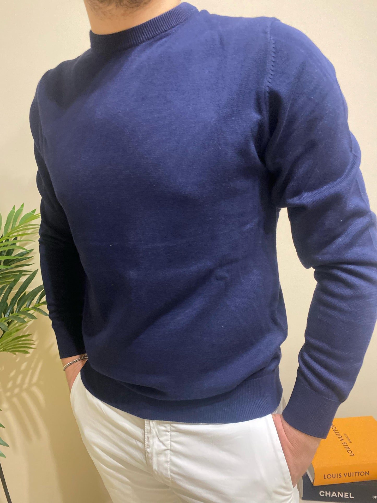Maglioncino paricollo in cotone