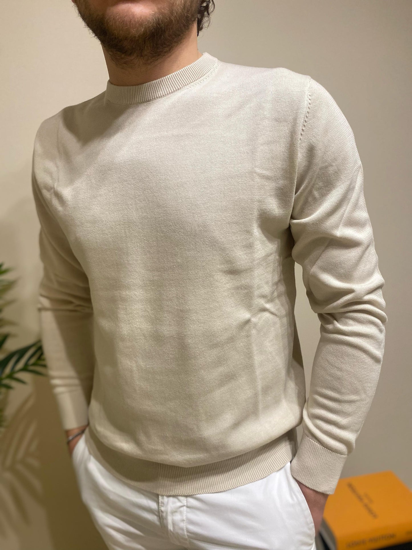 Maglioncino paricollo in cotone