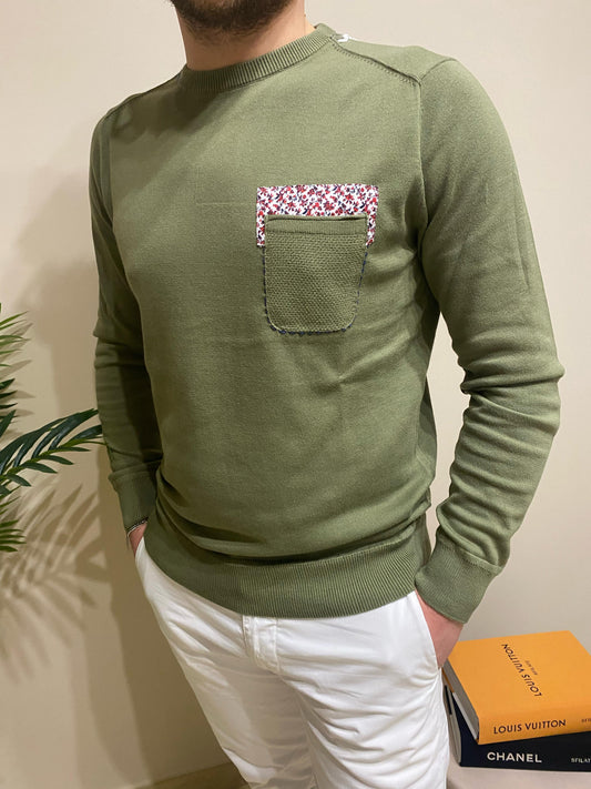 Maglioncino in cotone con dettaglio