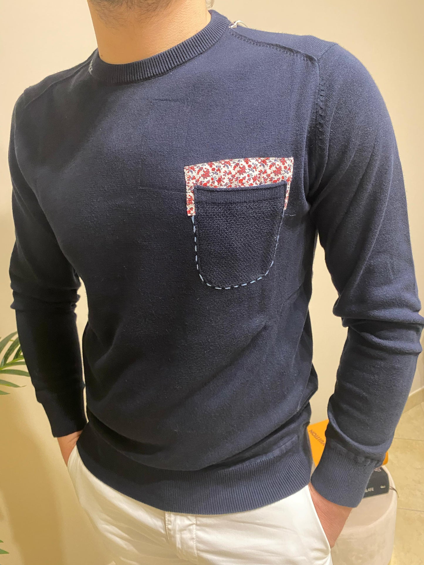 Maglioncino in cotone con dettaglio