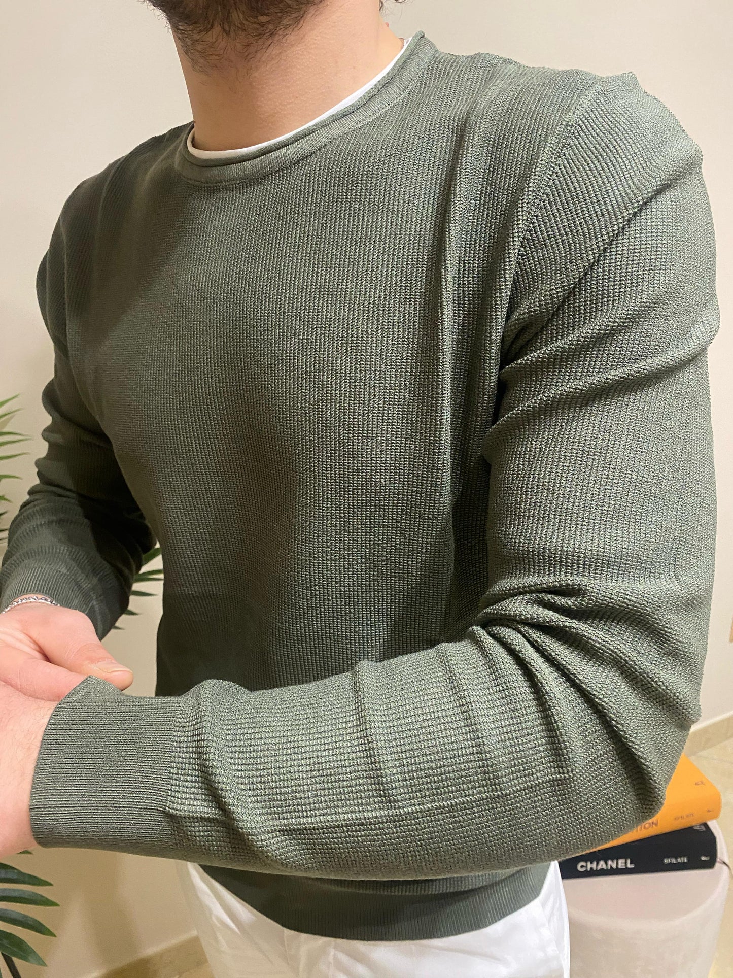 Maglioncino doppio collo